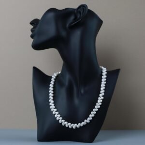 Lunar Layers · Double-Strand Freshwater Pearl Collar