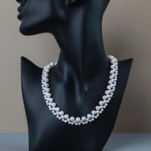 Triple-Layer Freshwater Pearl Necklace – Coco-Inspired Elegance (Approx. 5–8mm)