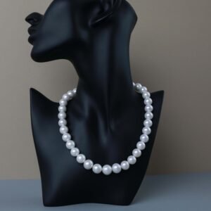 Perfectly Round & Bold Elegance｜12-13mm Freshwater Pearl Necklace