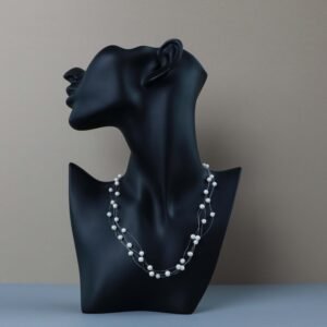 Stardust-Inspired Multi-Strand Freshwater Pearl Necklace